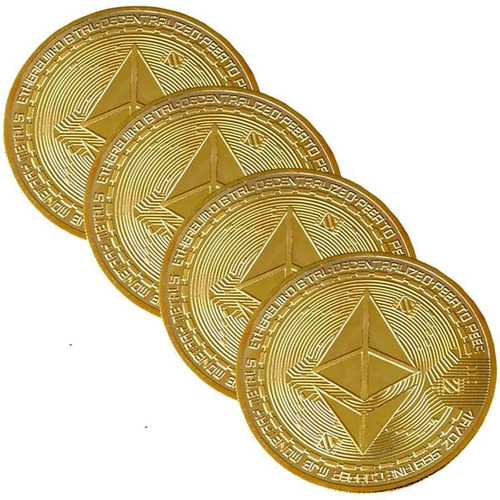 Moneda De Bitcoin Con Estuche, Mxbil-004, 4 Pzas, 4cm  Ø, Me