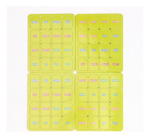 Tarjeta De Juego Puzzle Learning