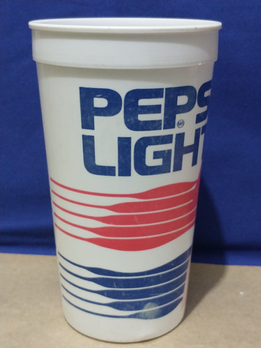 Vaso Plástico Pepsi Light 90's Sombrero Rojo