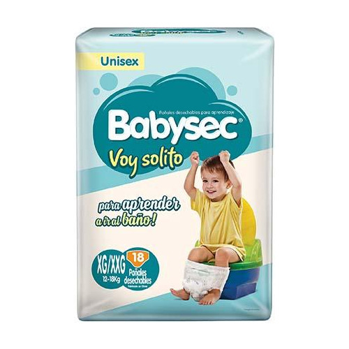 Babysec Panal Voy Solito Xg/xxg X 18