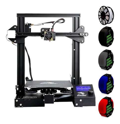 Impresora Creality 3d Ender-3 Pro Fdm + 5 Kg De Filamento 