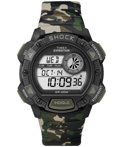 Reloj Timex Shock Expedition Camo Militar Con Envío Entre La