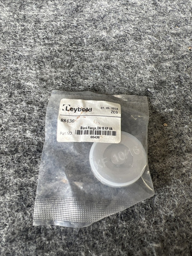 Leybold 88436 Blank Flange Dn16 Iso-kf Va New Ccy