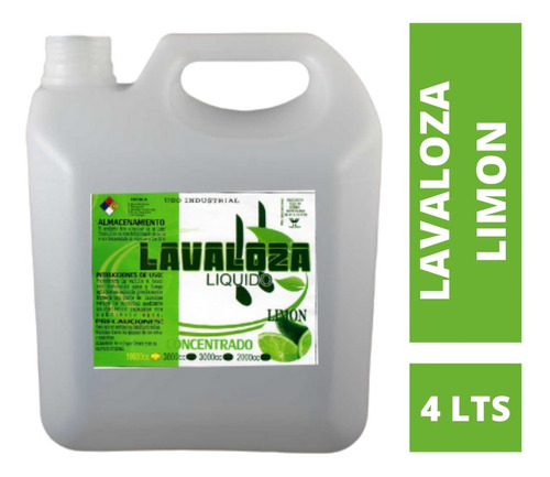 Lavaloza  4 L Limon Concentrado - L a $4900