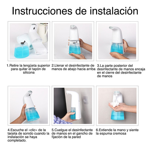 Nuevo Dispensador De Jabón Automático Recargable Usb
