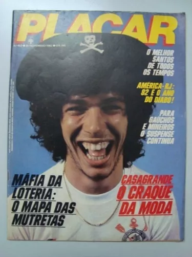 revista futebol placar número 835 - 26 de maio de 1986 com pôster do Santos