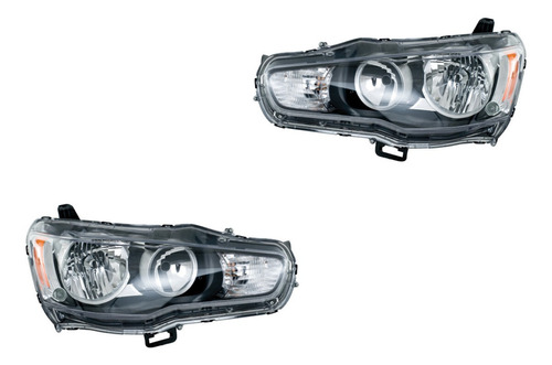 Par Faros Depo Mitsubishi Lancer 08 A 16