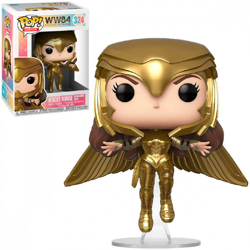 Pop Ww84 - Wonder Woman Golden Armor Flying #324