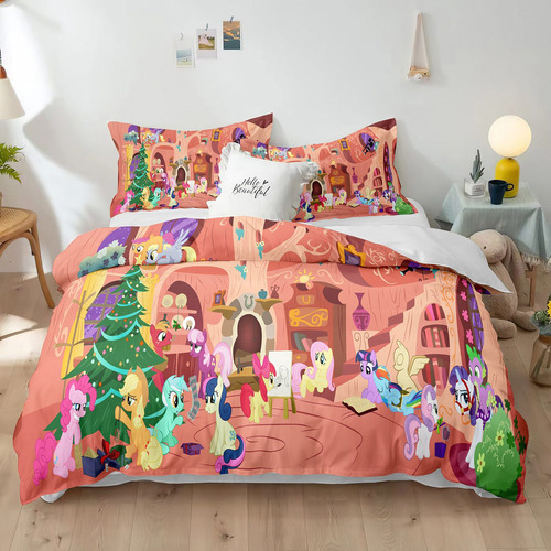 Juego De Cama My Little Pony Con Diseño De Unicornio 220