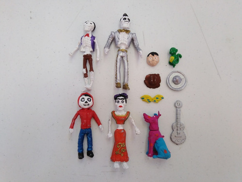 Figuras Bootleg Para Maqueta Película Coco 2017 11 Piezas