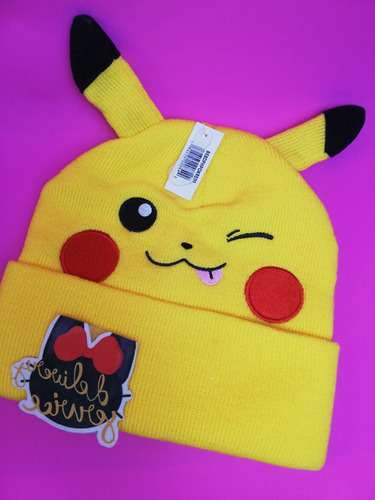 Pokémon Gorro Invernal De Pikachu Beanie Hat Nintendo 