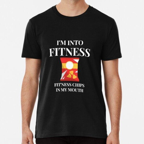 Remera Fitness Chips In My Mouth Funny Algodon Premium