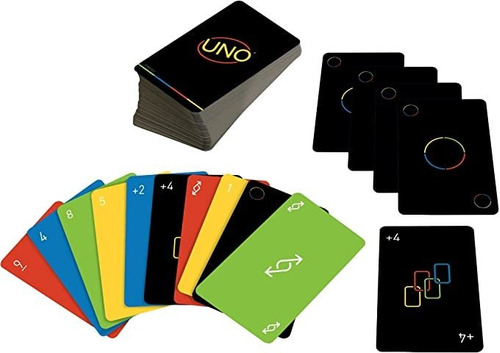 Uno Minimalista Card Game Con Gráficos De Diseño De Warleso