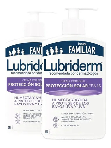 Lubriderm Protección Solar X 2 - mL a $69