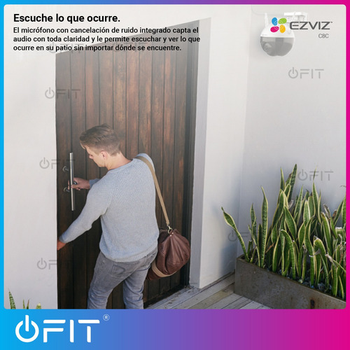 Imagen 7 de 10 de Kit X4 Cámara Seguridad Wifi Ip 360 Ezviz + 4 Memorias 128gb