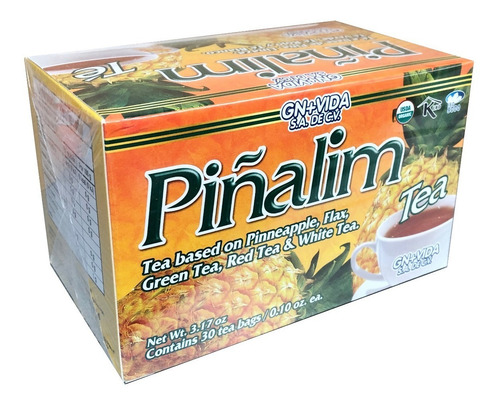 (16 Piezas) Té Pinalim (30 Sobres) Gn+vida