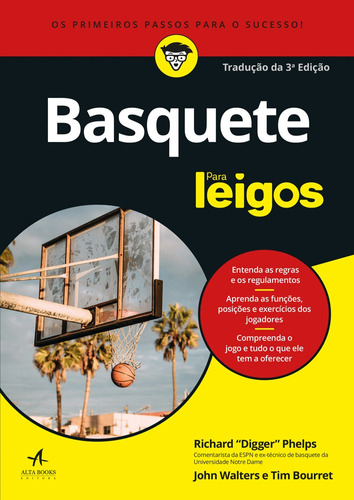 Basquete Para Leigos, de Walters, John. Série Para leigos Editora Catavento Distribuidora de Livros Ltda, capa mole em português, 2018