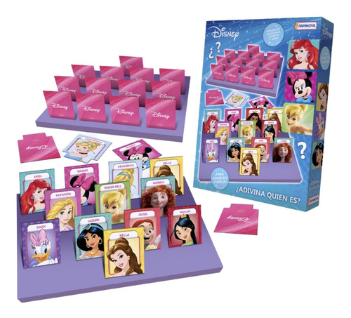 Imagen 1 de 5 de Adivina Quién Es Quien Disney Princesas Rapunzel Juego Mesa