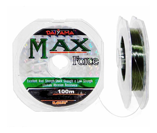 Nylon De Pesca Max Force 0,23mm. X 200m. Unidos