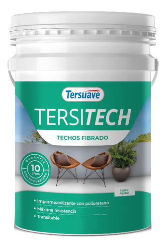 Tersitech Fibrado Techos Y Muros 20kg Tersuave