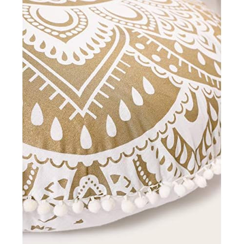 Funda De Cojín Cojín De Suelo Hippie Mandala Grande, ...