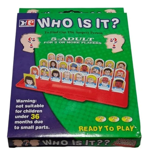 Juego Entretenido Adivina Quien Generico