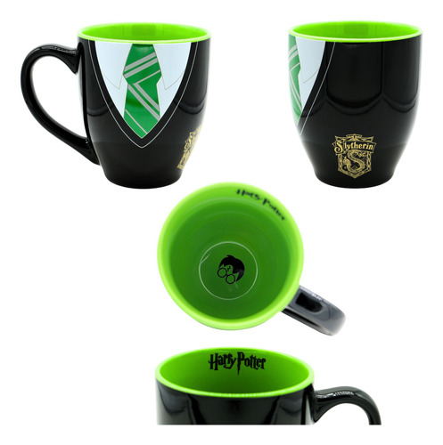 Taza Slytherin Uniforme Harry Potter Hogwarts 