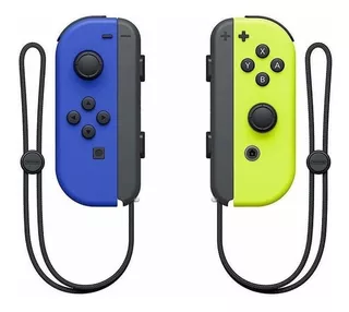 Joy-con Controles L+r Neon Azul Y Amarillo Nintendo Switch