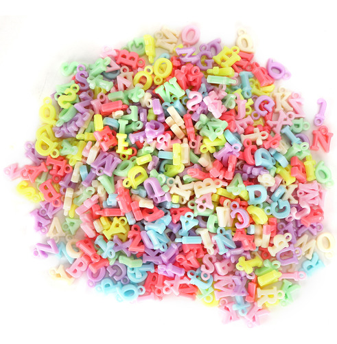 Cinta Para El Pelo De Plástico Con Letras Coloreadas, 500 Un