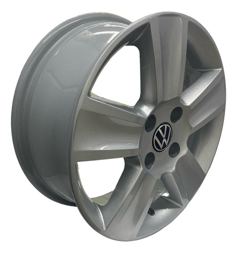01 Roda Vw Saveiro Cross Aro 15 (1 Unidade)+bico Kr Cor Prata