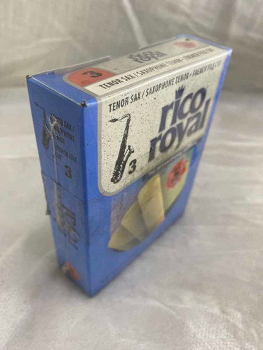 Palheta Rico Royal Sax Tenor N° 3 C/ 10 Unidades