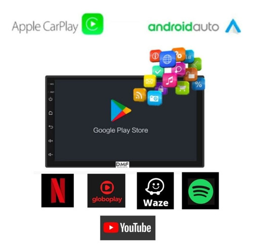 Multimídia Android Parati G2 97 98 99 Carplay Mold Sensor Ré