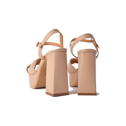 Sandalias Zapatos Cuero Tacos Mujer - Miller - Ferraro