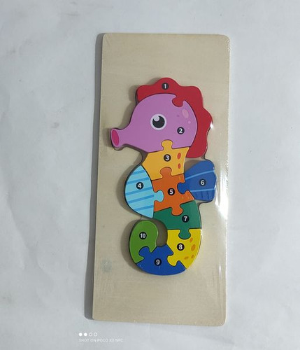 Juego Didáctico - Caballito De Mar - Rompecabezas ..
