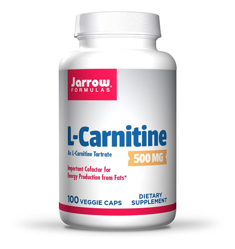 Jarrow Formulas L-carnitina 500 Mg - Cofactor Importante Pa.