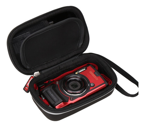 Mchoi Funda Rígida Portátil Compatible Con Olympus Tg-6/t.