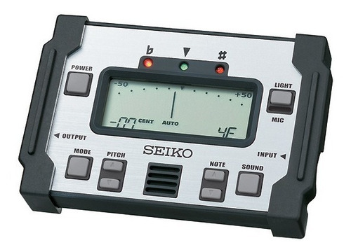 Afinador Seiko Sat800 P/ Guitarra/bajo Automatico O Manual