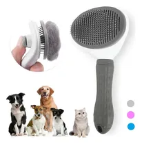 Comprar Cepillo Peine Con Botón Removedor Pelos Perro Y Gatos