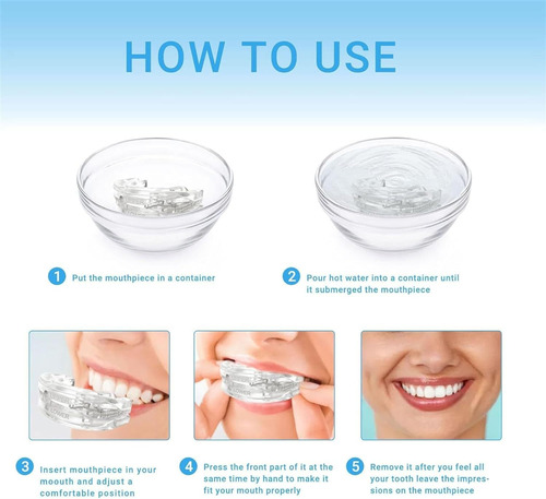 Dientes Antironquidos Rechinando Tirantes Ajustables Pc+eva