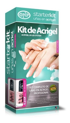 Kit De Uñas En Acrigel Gnp Profesional Exclusivo! Nice