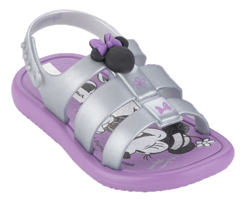 Sandália Infantil Minnie Mickey Go Style Slide Nº 17 Ao 24