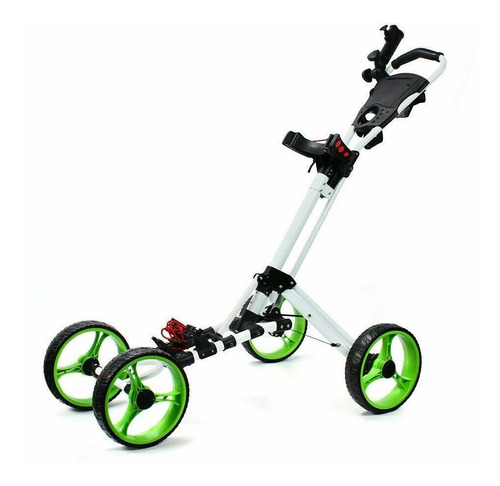 Tfcfl Carrito Golf 4 Rueda Plegable Soporte Para Gua Pie