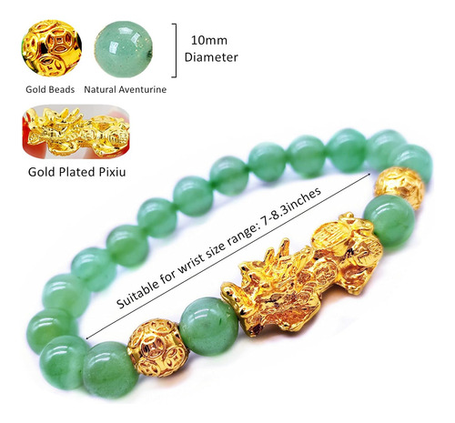 Homelavie Pulsera Feng Shui Pixiu, Amuleto Dragón Místico