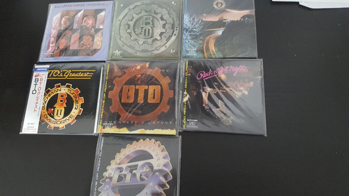 Bto - Bachman, Turner Overdrive Coleção Em 7 Mini Lps!