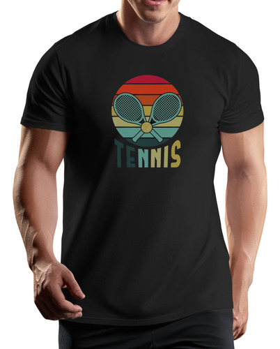 Camiseta Algodão Esportes Tennis - Picture Rackets