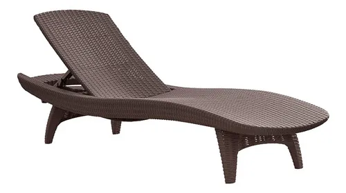 Reposera Piscina Simil Rattan. !!! Color Marrón