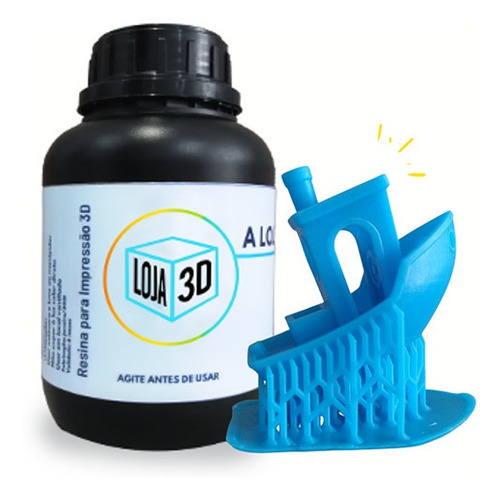 Resina Pro - Azul - Dental - Loja 3d - Dlp/lcd - 500 Ml