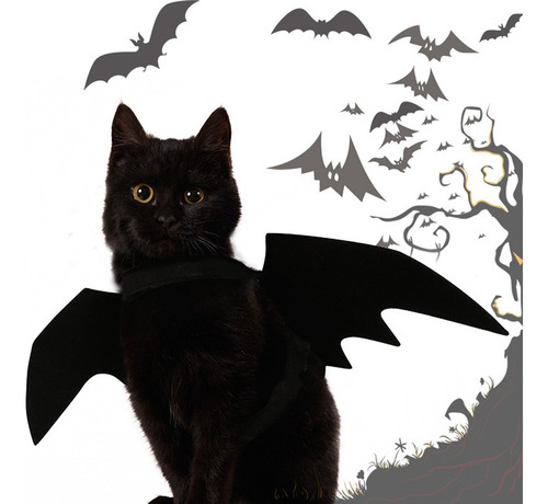 Imagen 8 de 8 de Disfraz De Perro, Gato, Alas De Murciélago, Para Halloween
