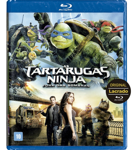 Blu-ray As Tartarugas Ninja Fora Das Sombras - Novo Lacrado