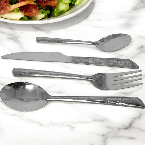 Econopack De 100 Juegos Cubiertos Cuchillo Cuchara Tenedor
